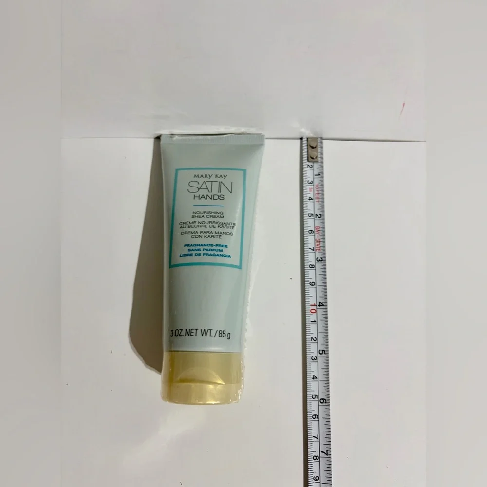 Mary Kay Satin Hands Fragrance Free Nourishing Shea Cream 3 oz 85g NEW Sealed